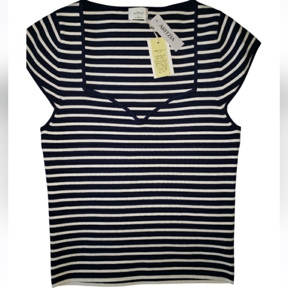 NWT Aritzia Wilfred Tuscany Top- XL - Picture 2 of 4